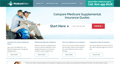 Desktop Screenshot of medicarerates.com