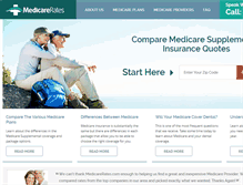 Tablet Screenshot of medicarerates.com